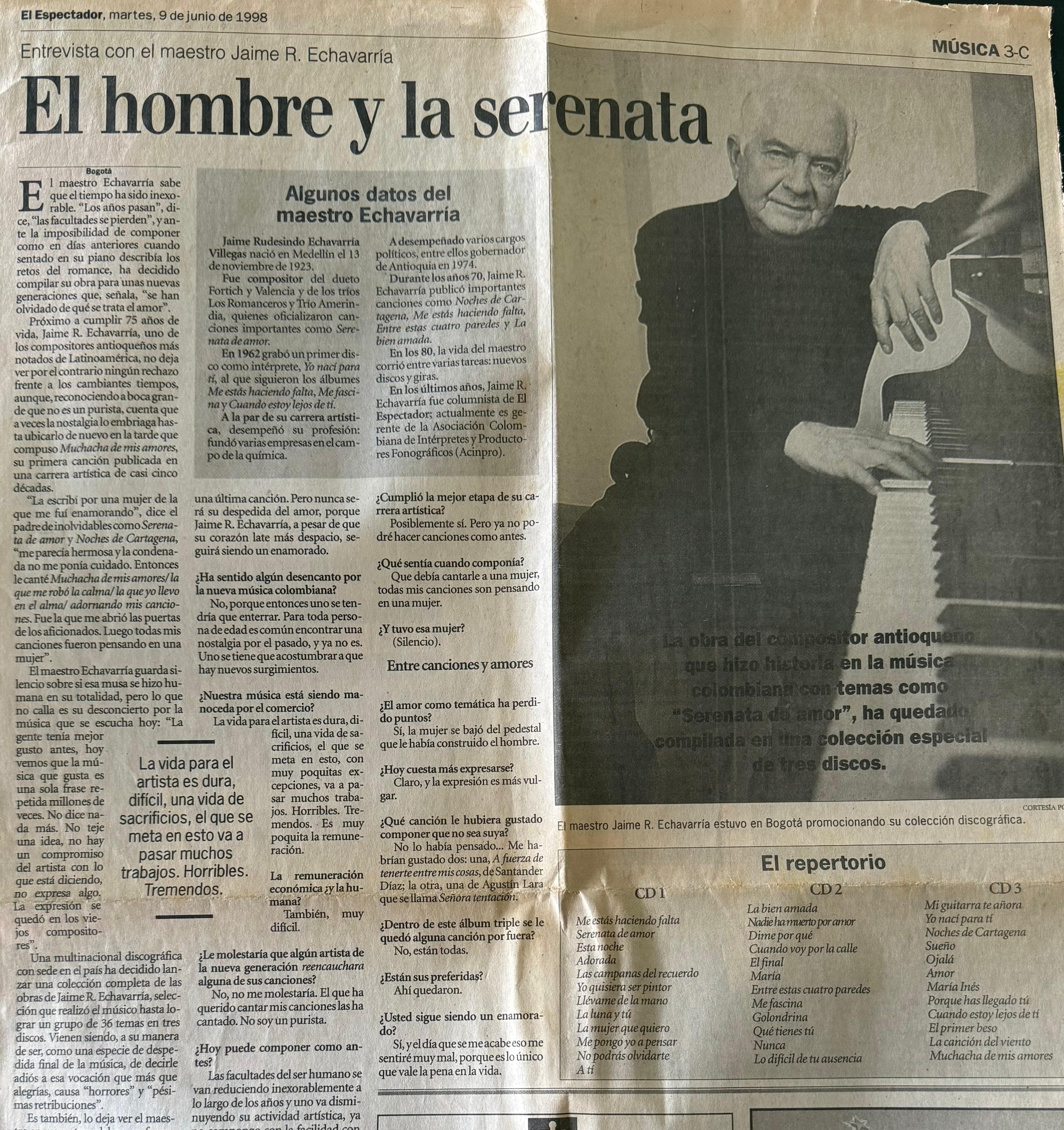 EL espectador - EL hombre y la serenata