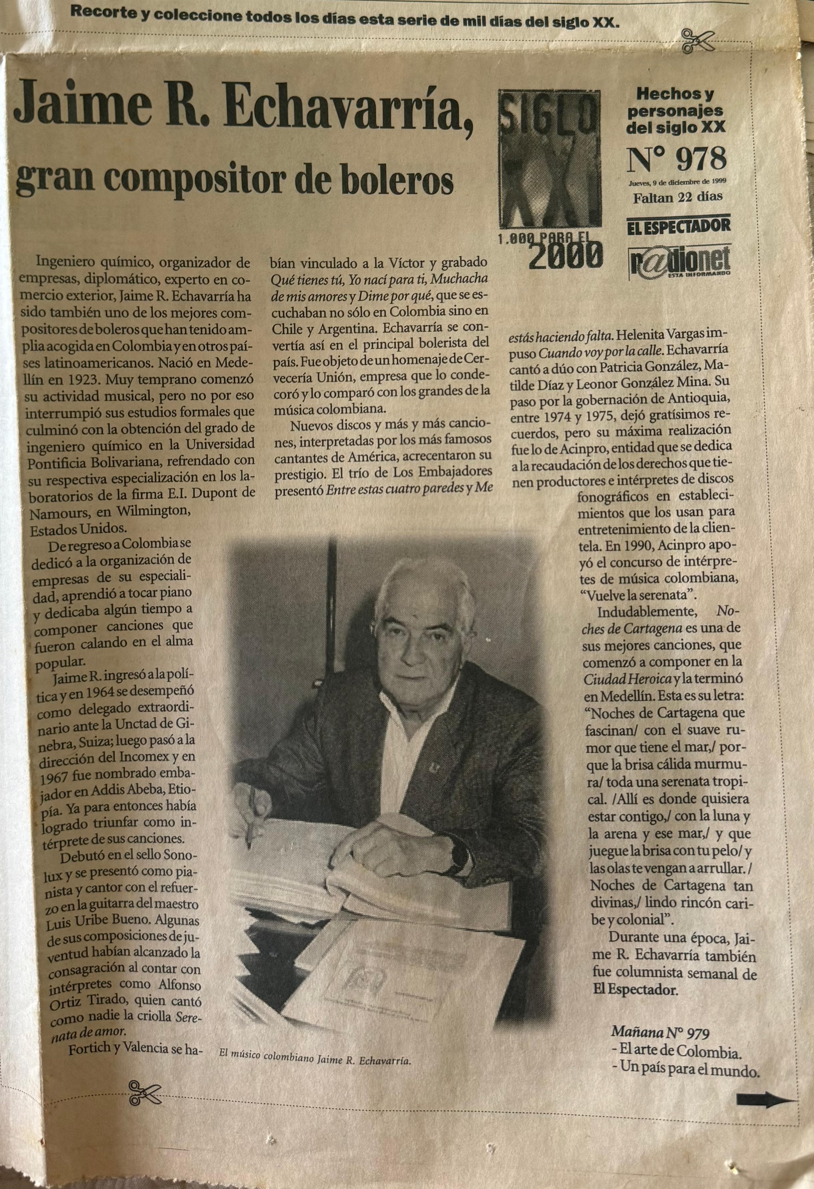 Jaime R. el gra compositor de boleros
